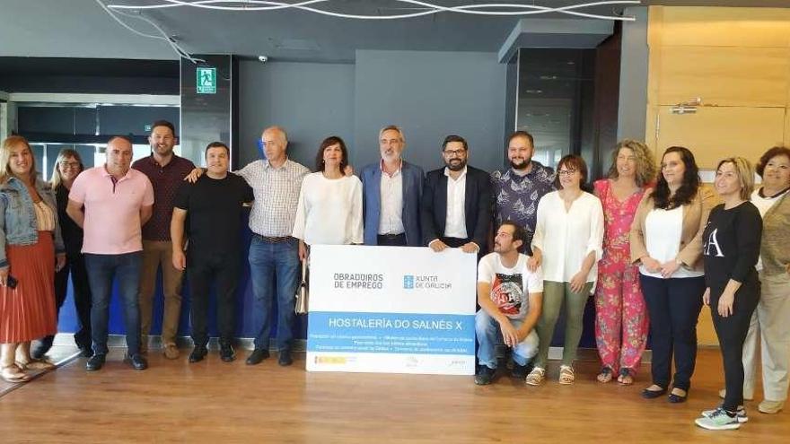 Cores Tourís, con los participantes en el obradoiro. // FdV