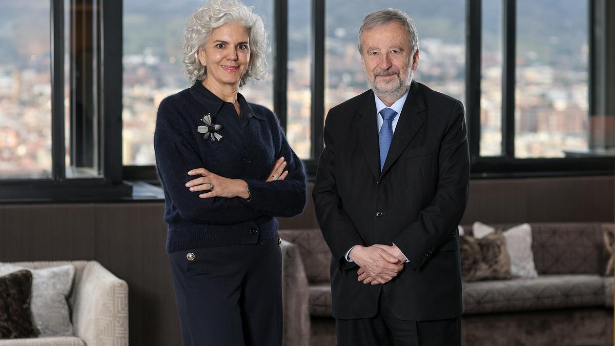 Amparo Moraleda, vicepresidenta de CaixaBank, y Tomás Muniesa, presidente