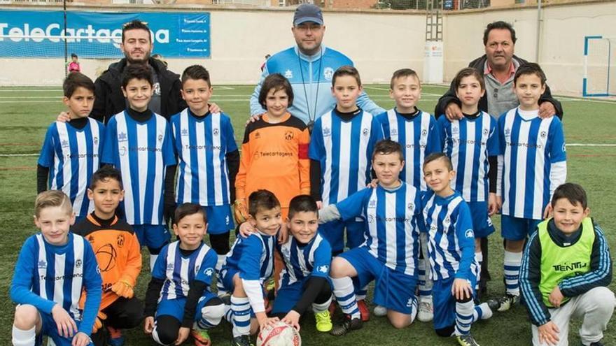 El equipo benjamín B del CD Lapuerta