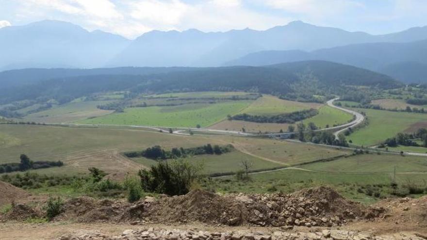 Vista de la Cerdanya des de Bellver.