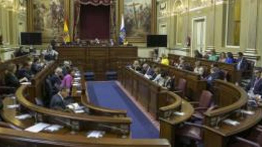 Interrumpen el pleno de presupuestos con pancartas contra el recorte en Sanidad