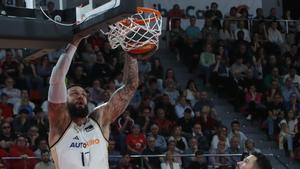 Real Madrid, en la victoria contra el Zaragoza (79-70) en la Liga ACB