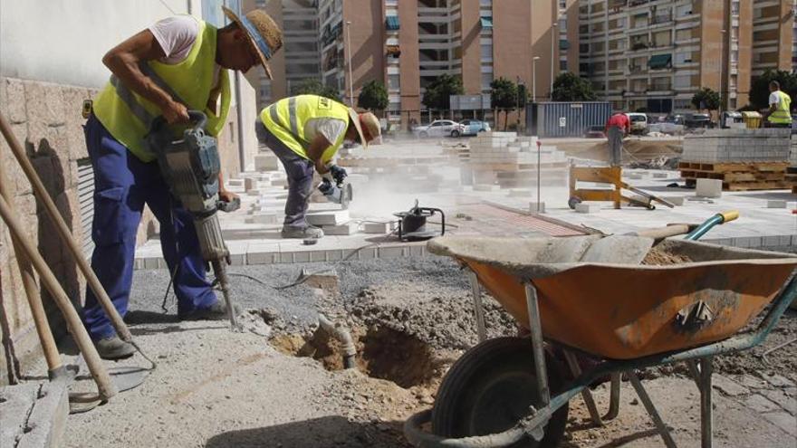 Infraestructuras cambia naranjos por almezos en la obra de La Fuensanta