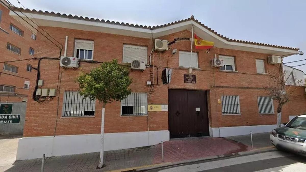 Cuartel de la Guardia Civil en Barbate.