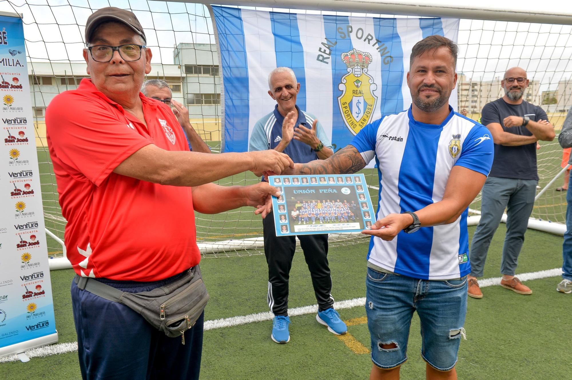 Homenaje al jugador Yeray Espino