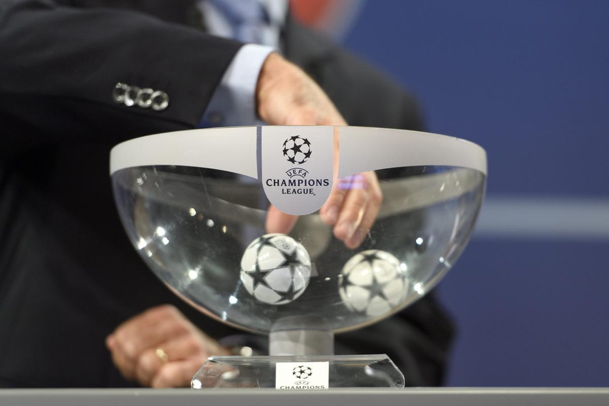 Un sorteo de la Champions League.