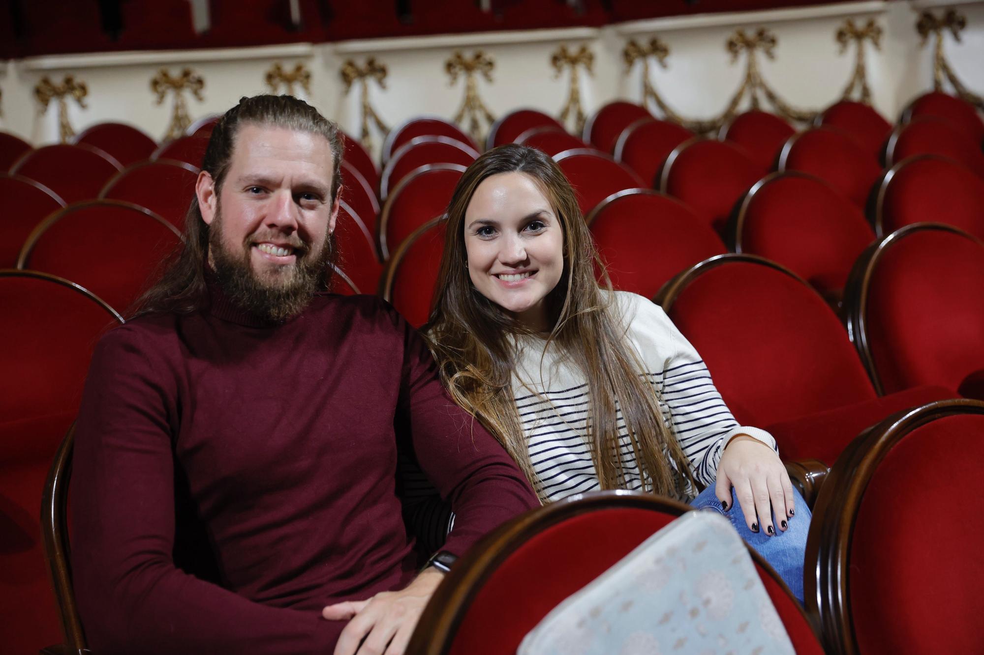 Ensayo de la ópera Don Giovanni en el teatro Campoamor