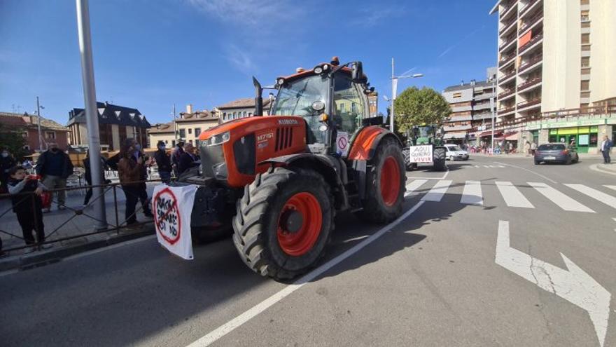 El sector agrario se ha volcado en apoyo de los habitantes de los Pirineos contrarios a la burbuja de las renovables.