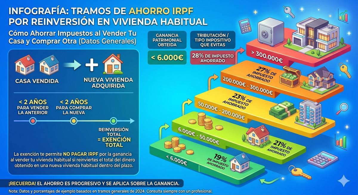 Así funciona la exención del IRPF