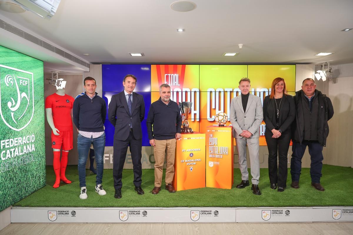 Presentada la final de la Copa Catalunya entre Andorra y Badalona Futur Presentada la final de la Copa Catalunya entre Andorra y Badalona Futur