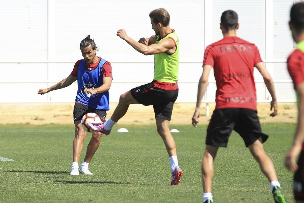 El Dépor prepara en Benidorm el partido del Elche