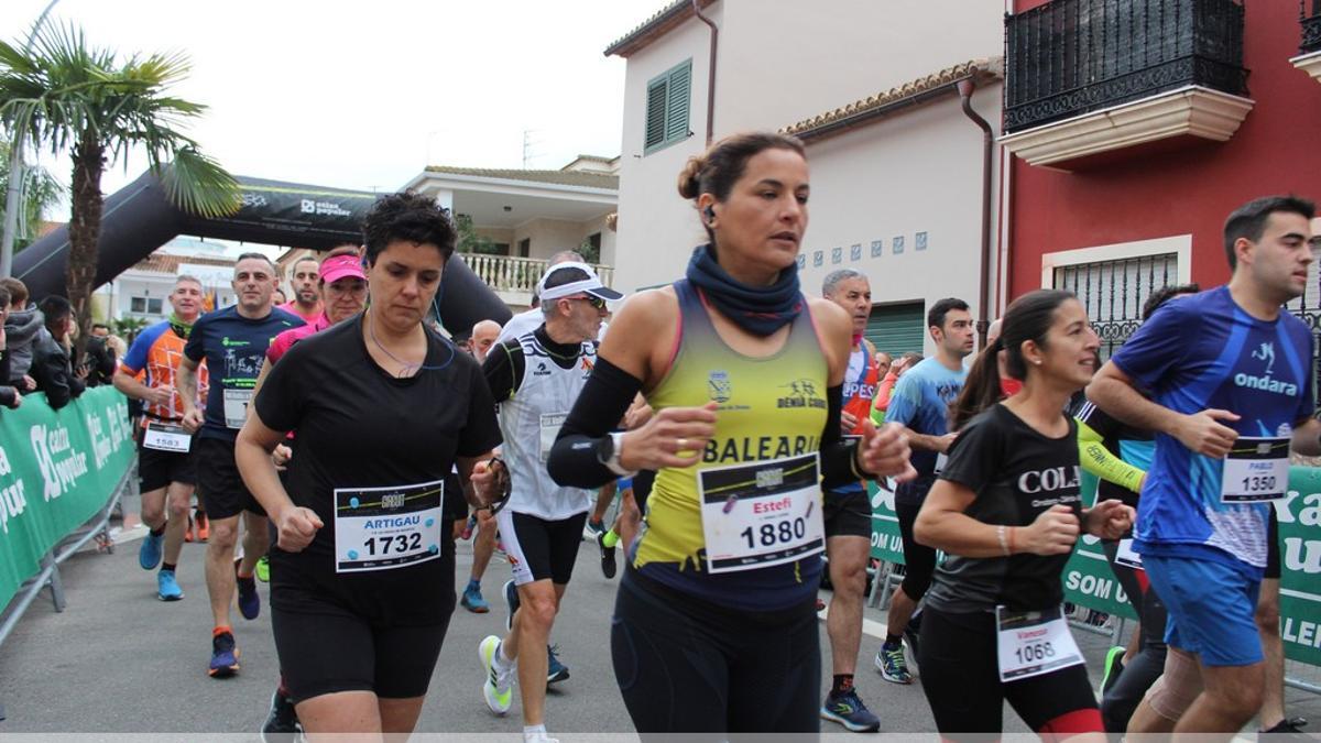 Una carrera popular en la comarca