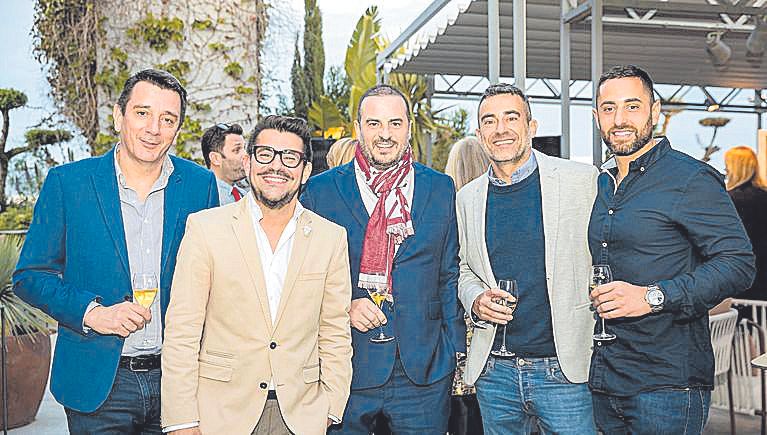 Alberto Coego, Ernesto Rodríguez, Toni Serra, Juan Carlos Florit y Miquel Bauzà.