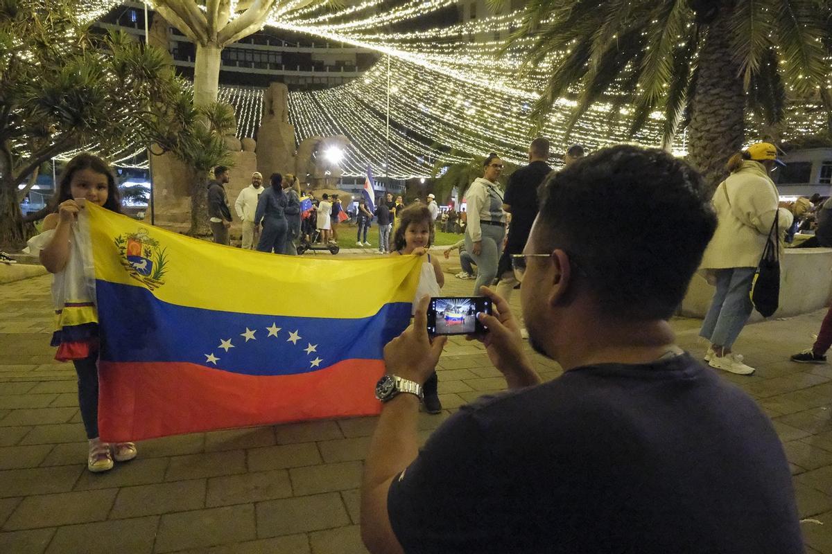 Protestas contra Maduro en Las Palmas de Gran Canaria