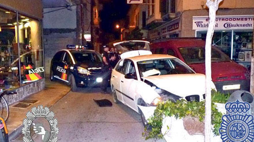 Verfolgungsjagd mit gestohlenem Auto in Manacor