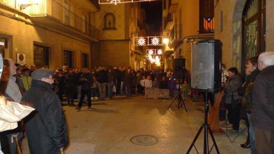 Més de 600 persones protesten a Manresa contra la reforma educativa de Wert