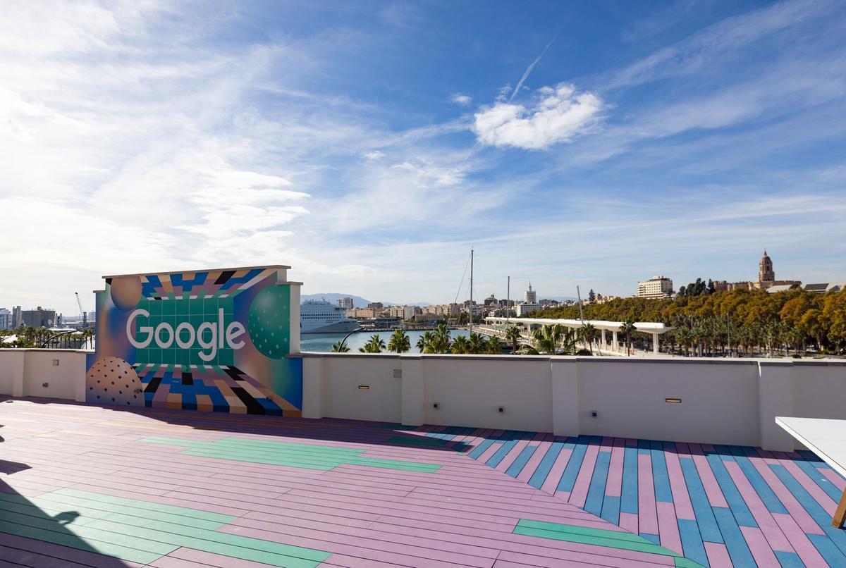 Una imagen del Centro de Ciberseguridad de Google de Málaga.