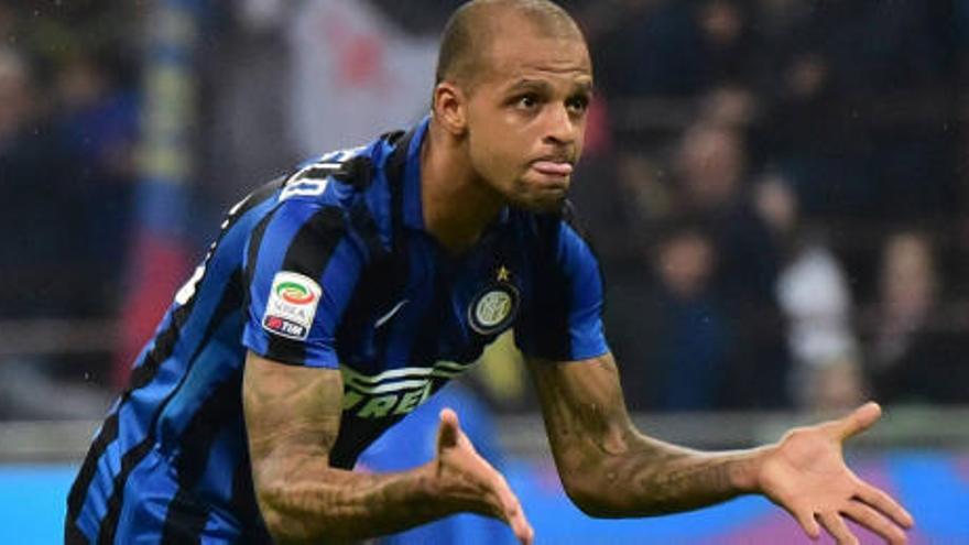 Felipe Melo apenas juega en el Inter de Milán.