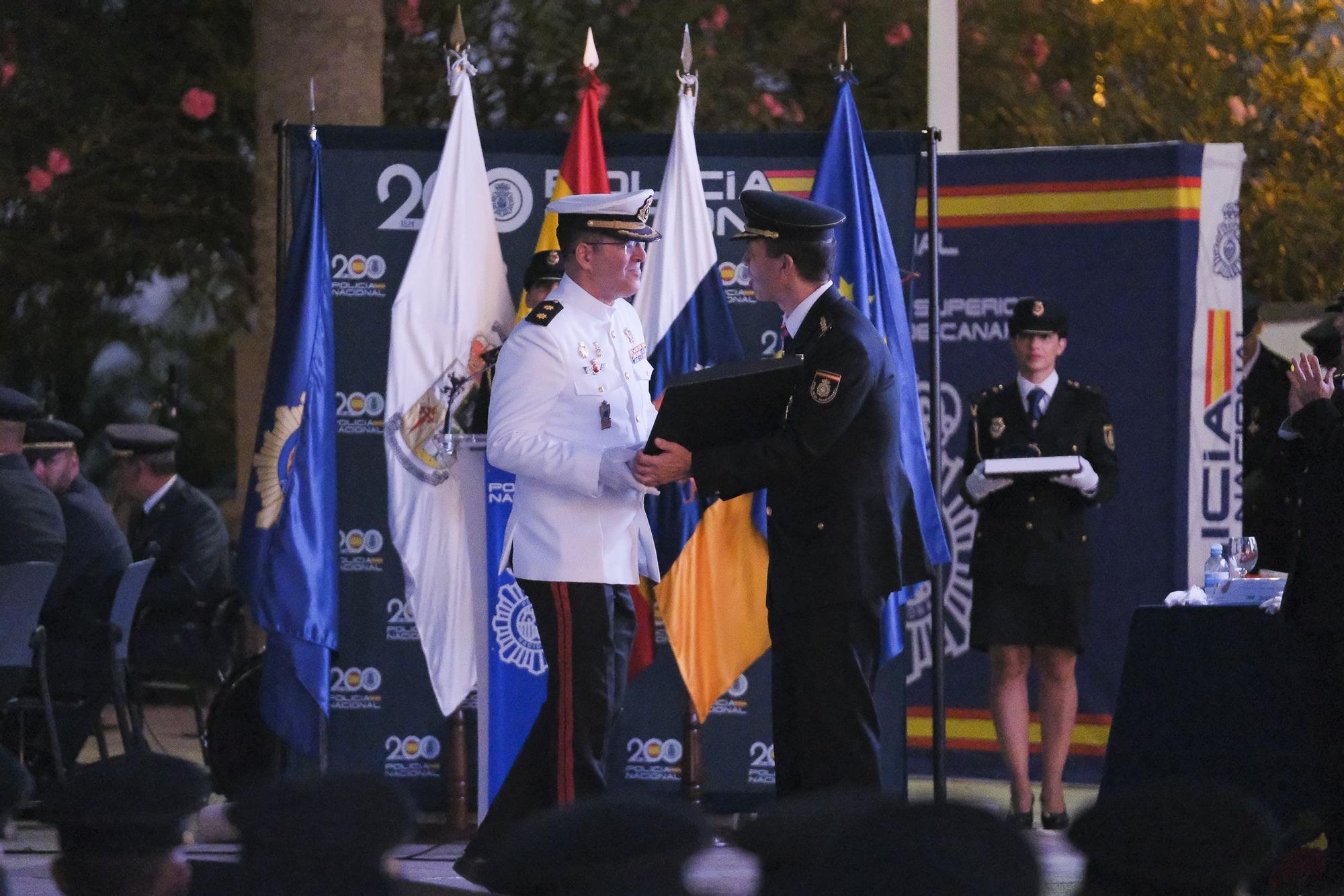 27-09-2024 SAN BARTOLOMÉ DE MASPALOMAS. Acto por el Día de la Policía Nacional, junto al Faro de Maspalomas  | 27/09/2024 | Fotógrafo: Andrés Cruz