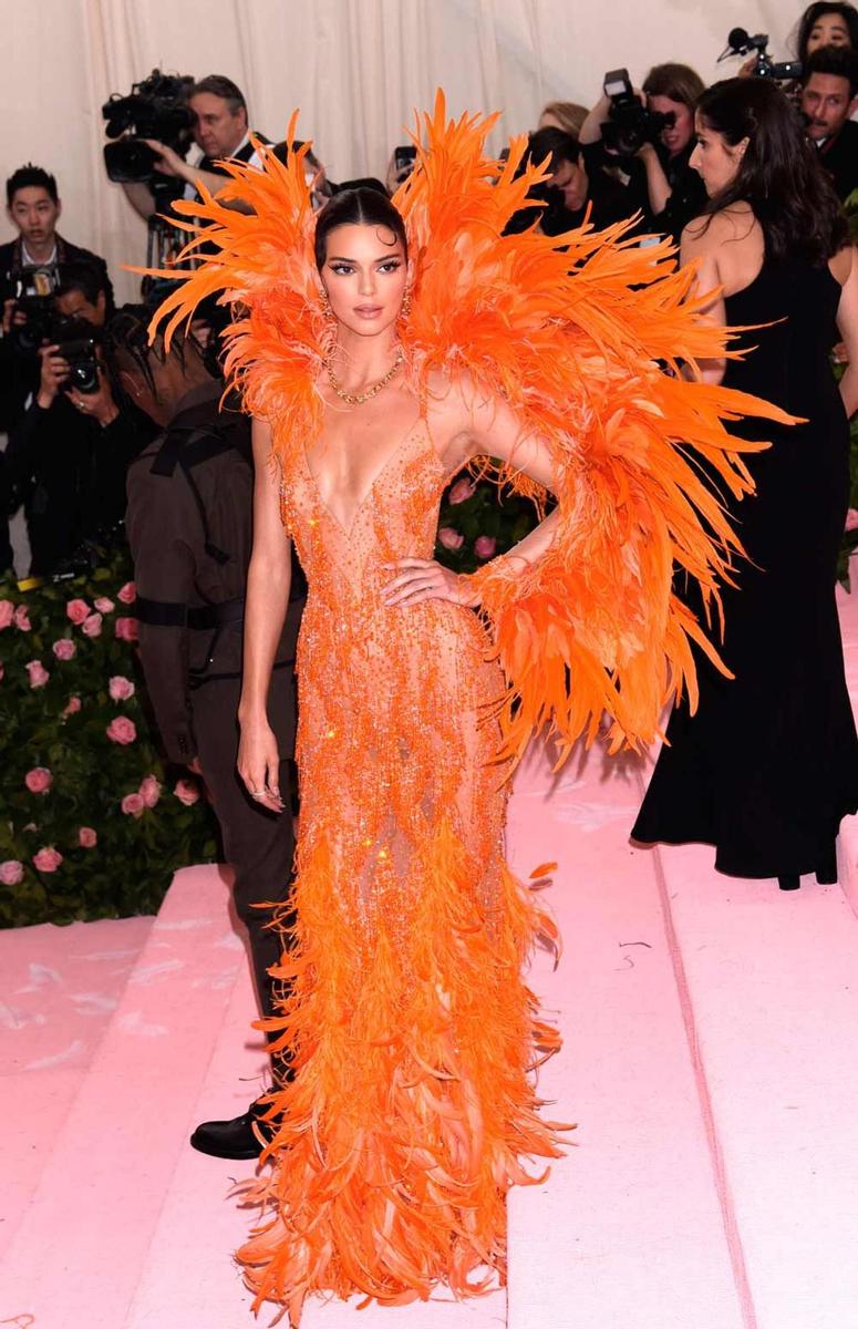 Kendall Jenner en la alfombra roja de la Met Gala 2019