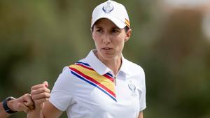 Carlota Ciganda, representante española en la Solheim Cup