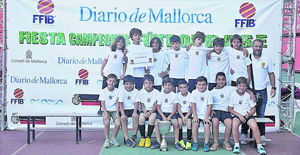 CAMPEÓN: Es Pla. Prebenjamín Liga B