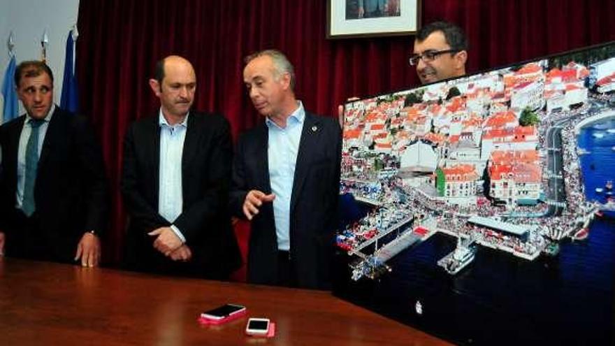 Rafael Louzán en el acto celebrado ayer en Vilanova. // Iñaki Abella