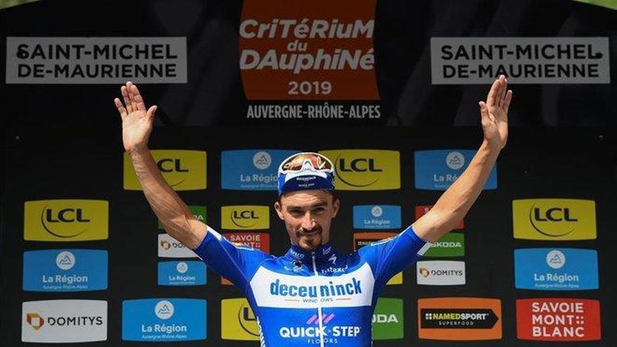 Alaphilippe suma 10 victorias tras imponerse en la sexta etapa del Dauphiné