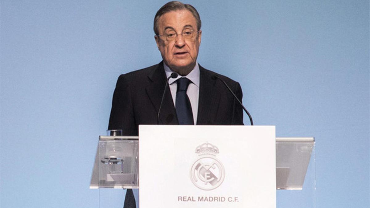 Florentino Pérez, presidente del Real Madrid