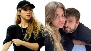 Combo entre  Piqué con Clara Chía y Shakira