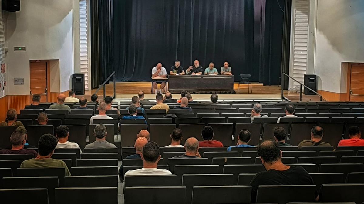 Un momento de la asamblea.