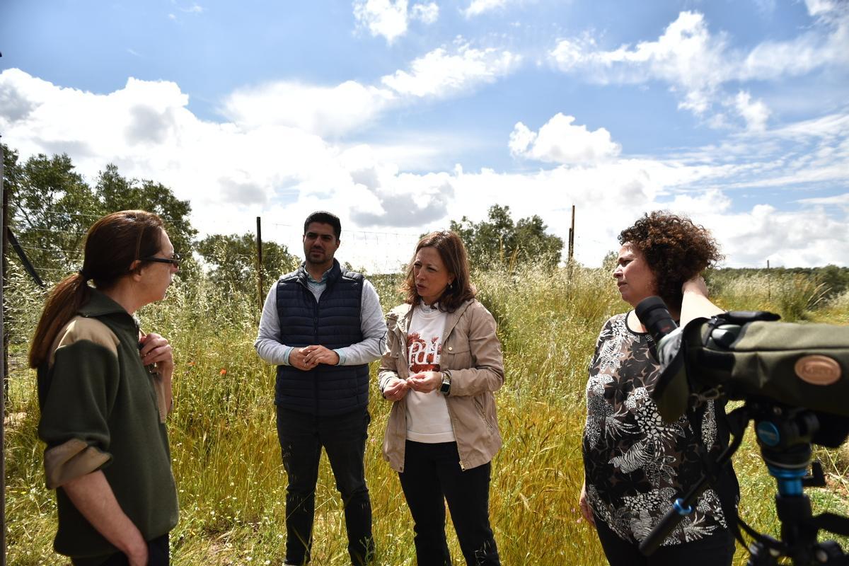 Patricia Navarro en la Laguna de Fuente de Piedra