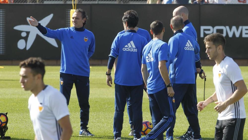 Las mejores imágenes del entrenamiento del Valencia CF