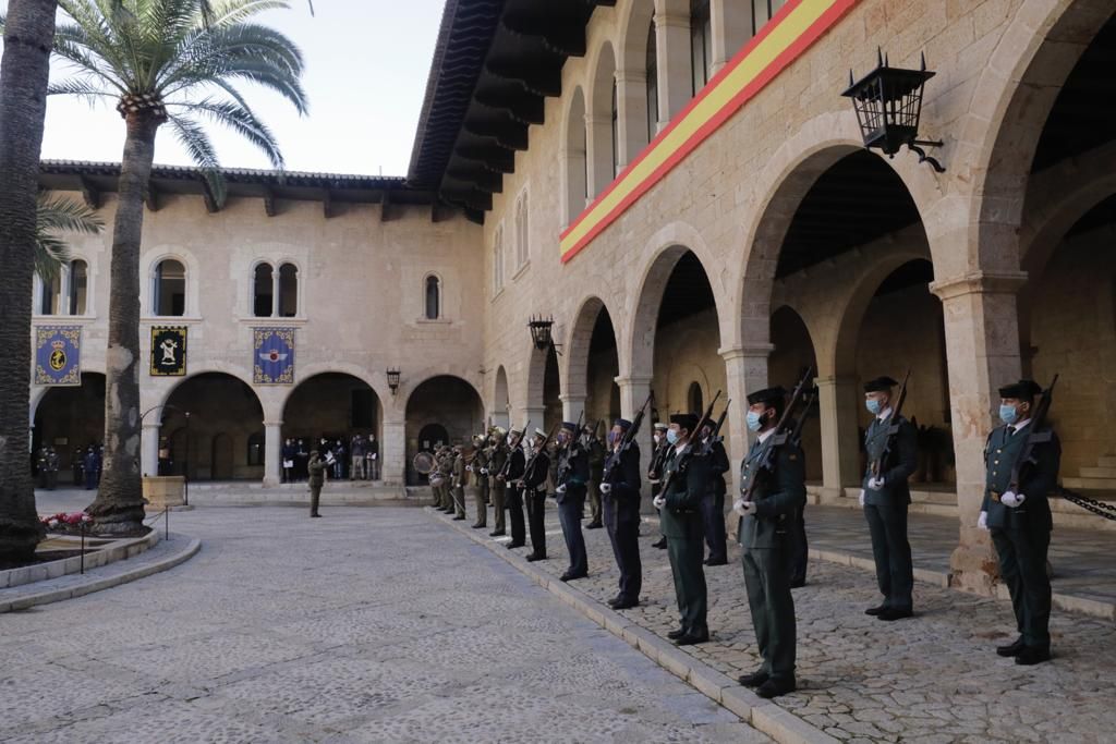 El comandante general de Balears destaca el apoyo del Ejército al "transporte, custodia y distribución de las vacunas"