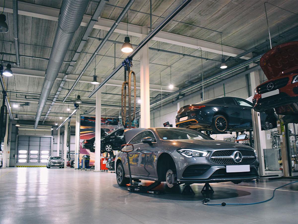 Mercedes-Benz en el taller de Caetano Benet