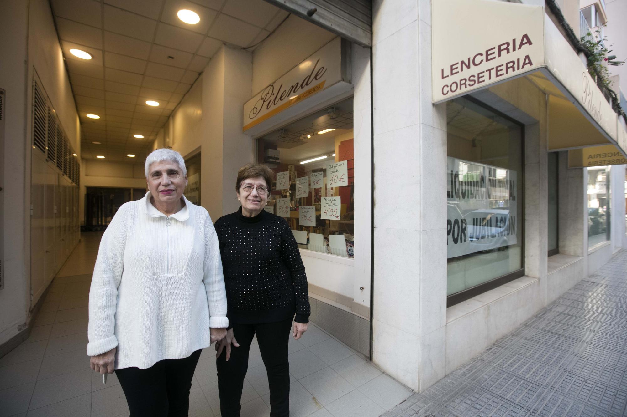 Galería de imágenes del cierre de la corsetería 'Pilende'