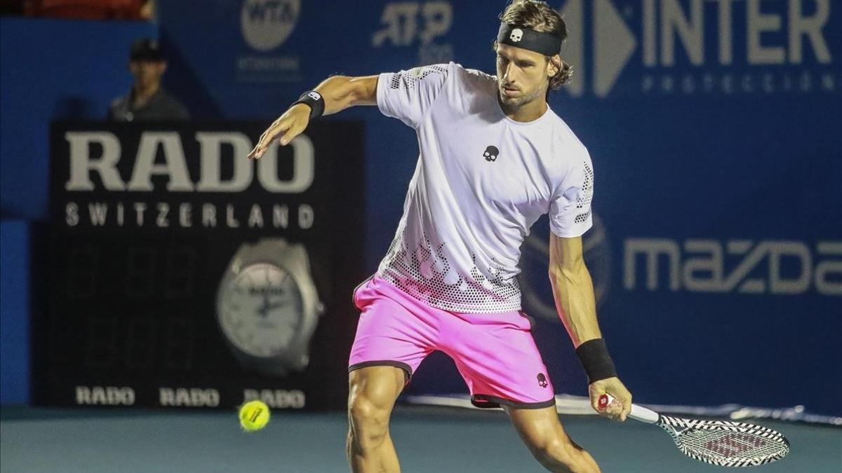 Feliciano López, en acción, en un reciente torneo