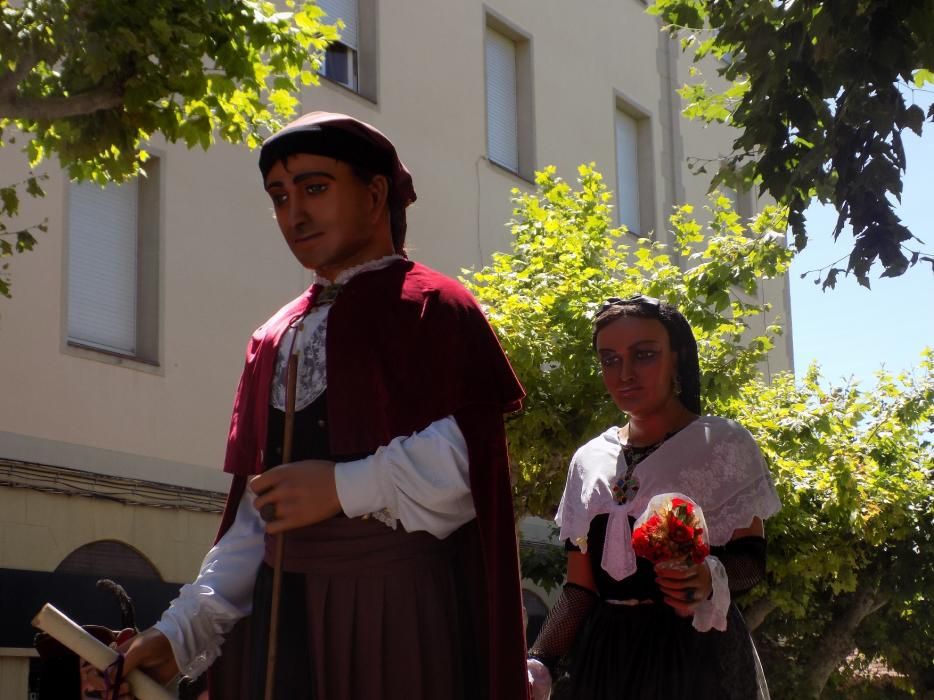 Trobada de gegants a Moià