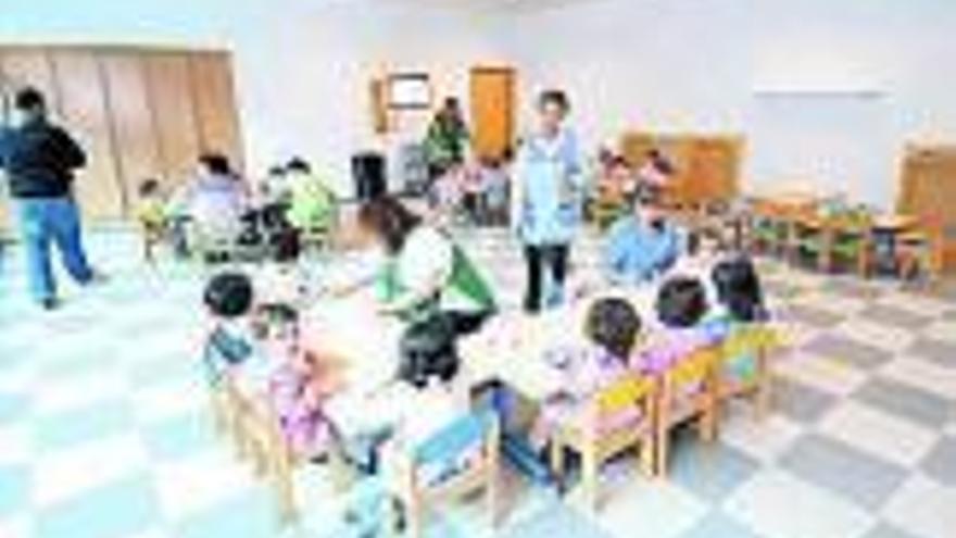 La nueva aula-comedor de la escuela infantil de Les Xanes.