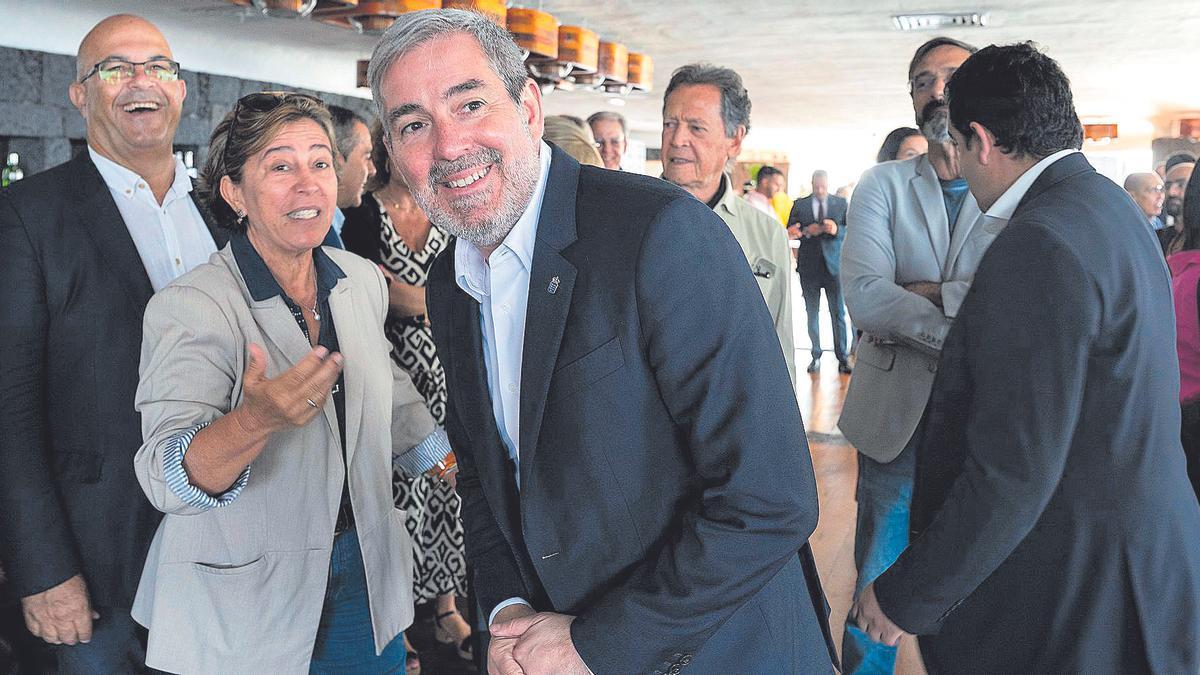 Fernando Clavijo, este martes en Lanzarote, donde participó en unas jornadas económicas.