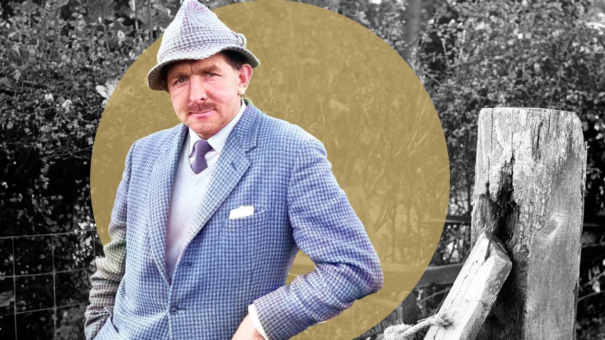 James Thain, en su granja.