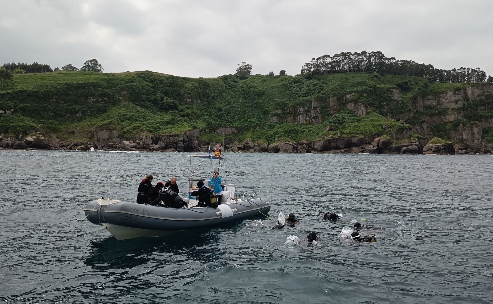 Así fue la suelta de tiburones en Gijón por el Día de los Océanos (en imágenes)