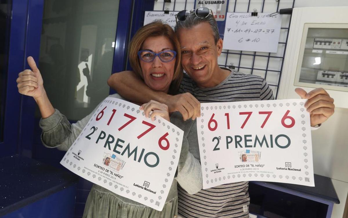 Afortunados con la Lotería del Niño 2019