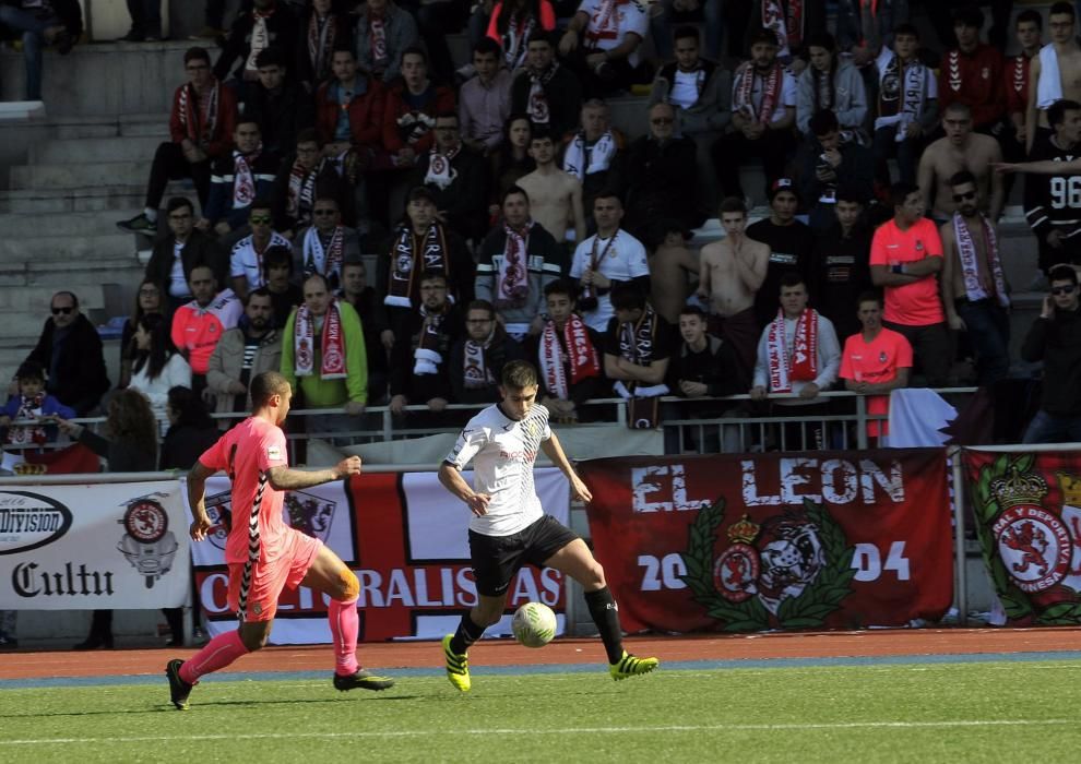 El partido entre el Caudal y la Cultural Leonesa, en imágenes