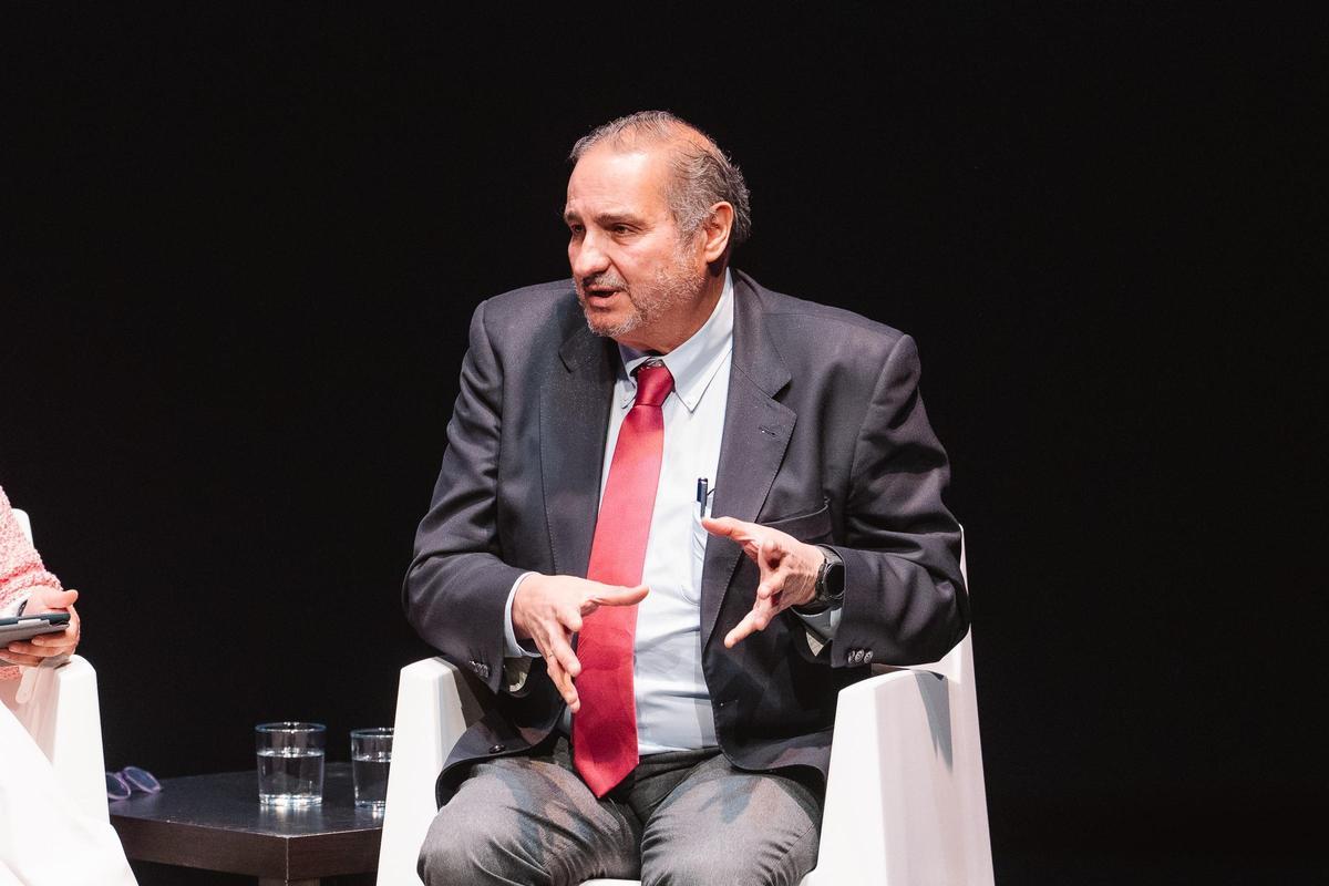 El director general de 'CRónicas', Alejandro Sopeña, durante la jornada Horizonte Madrid Norte en Alcobendas