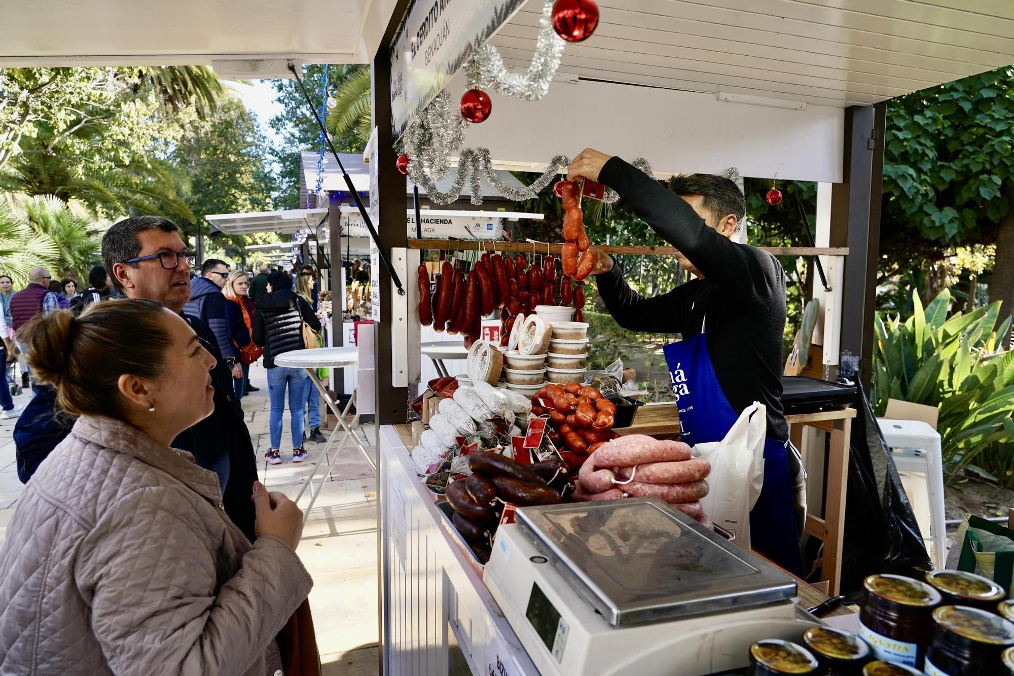 El Málaga CF visita la feria Sabor a Málaga