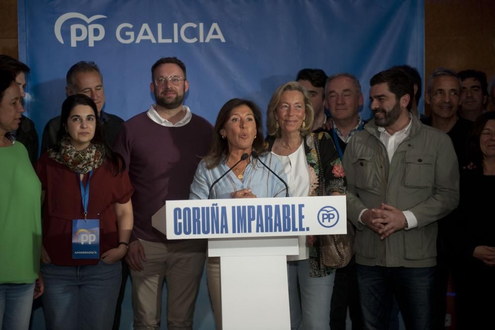 Noche electoral en A Coruña | Sede del PP