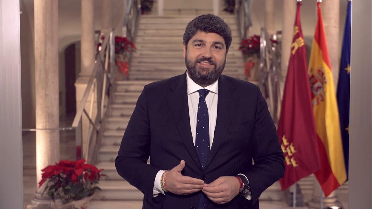 El presidente regional, durante el mensaje de fin de año, este 30 de diciembre