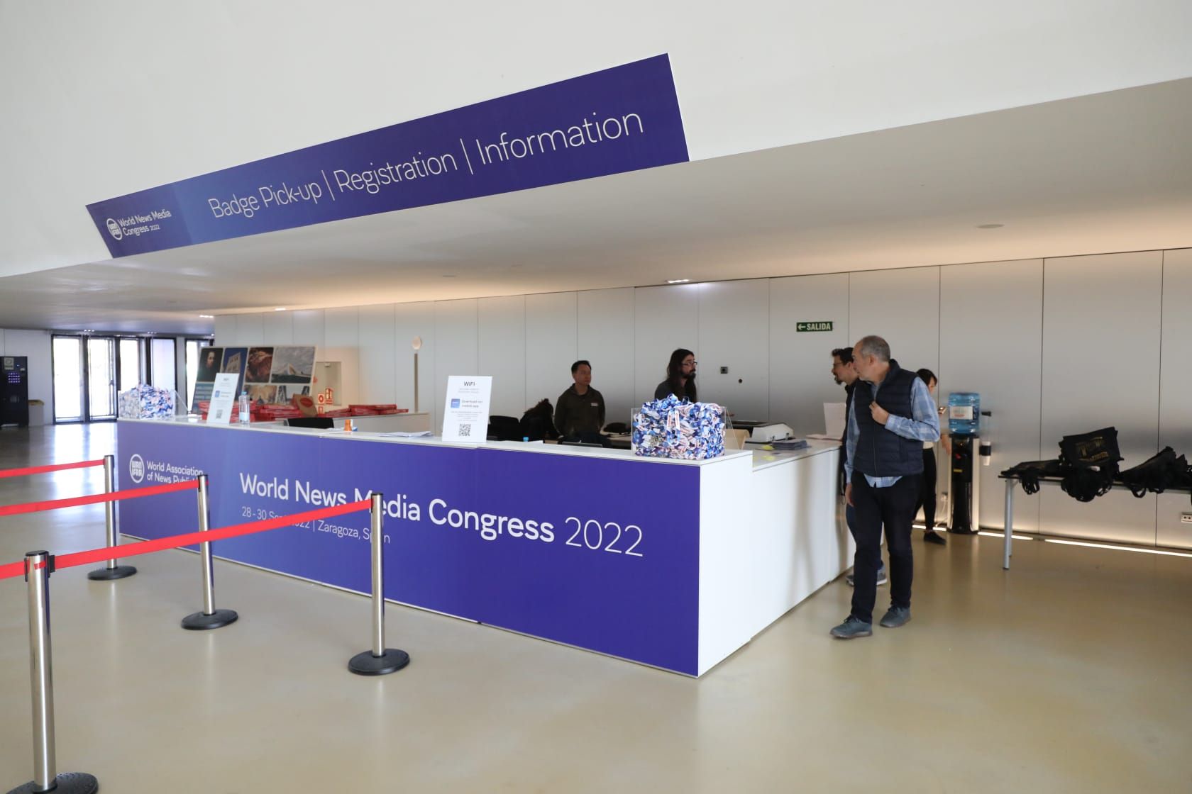 FOTOGALERÍA | Zaragoza se prepara para el Congreso Mundial de Medios de Comunicación 2022