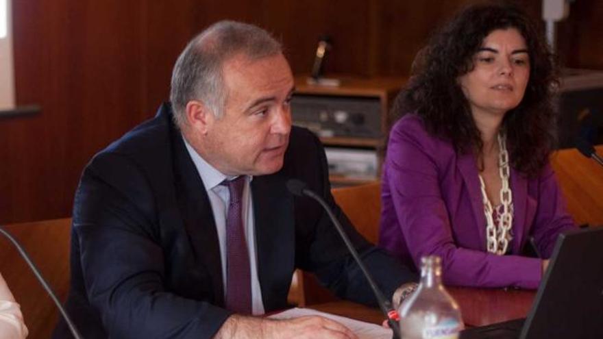 Pedro Rodríguez y María Luisa de Miguel, en la presentación de «Eco-Innova».